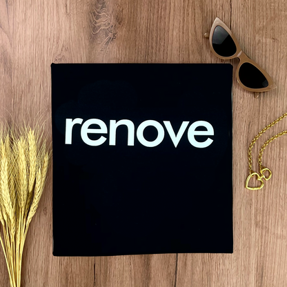 Camiseta Feminina Preta Renove