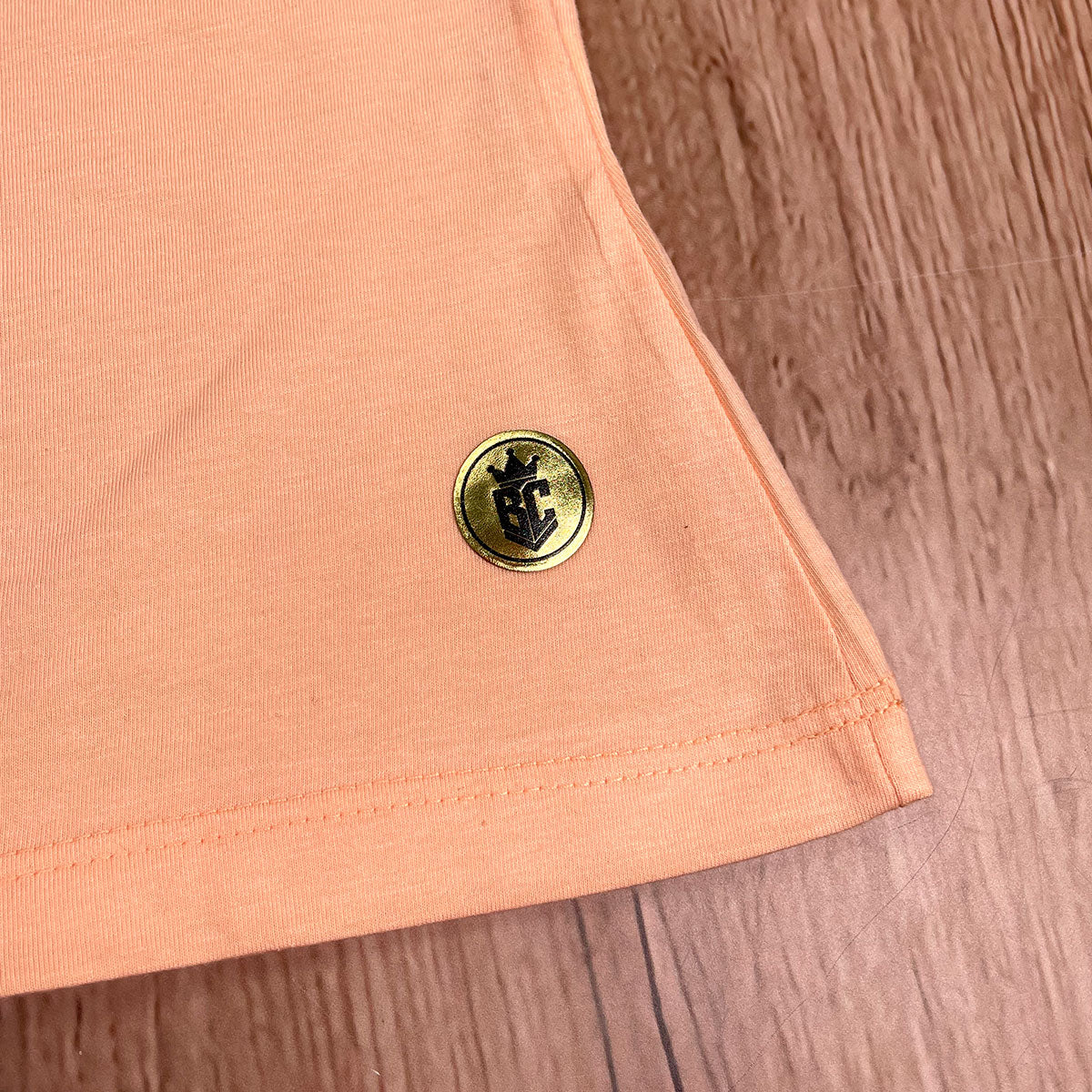 Camiseta Feminina Salmão Aplique Always